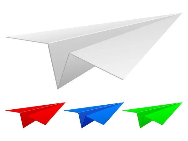 Paper airplane — Stock Vector