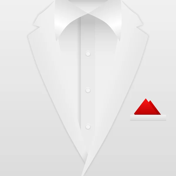 Traje de hombre fondo — Vector de stock