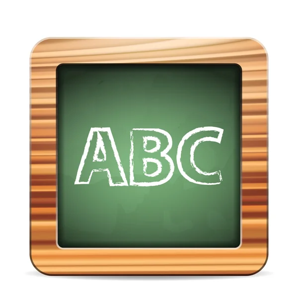 Blackboard ABC — Stock Vector