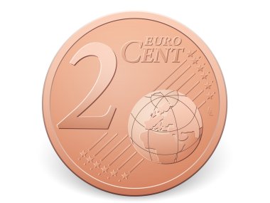 iki euro cent sikke