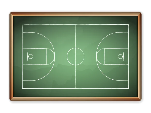 Школьный баскетбол — стоковый вектор