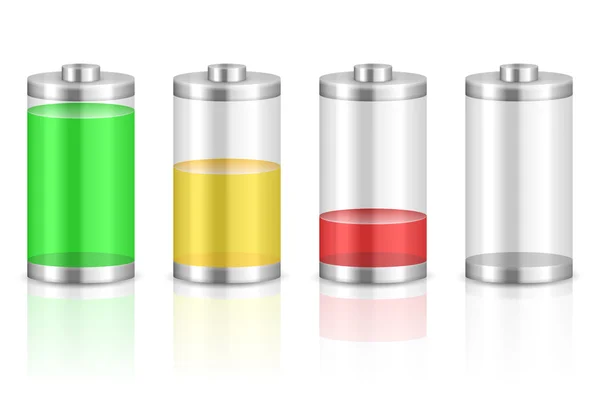 Battery set — Stock Vector