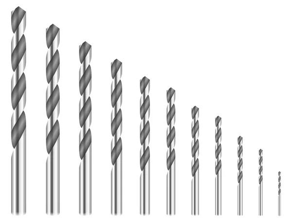 Brocas de perforación — Archivo Imágenes Vectoriales