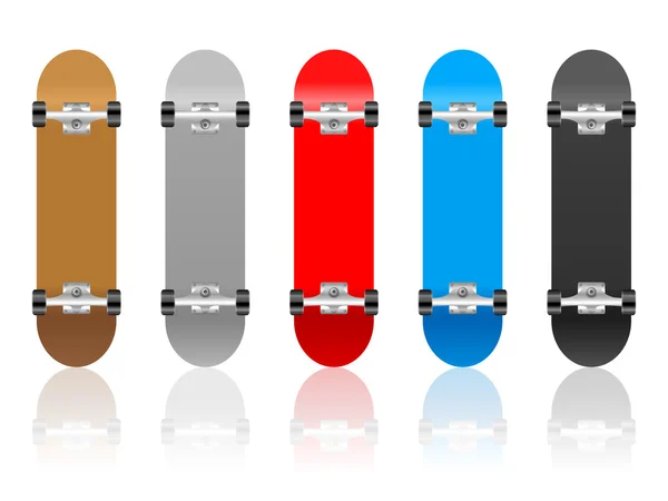 Set de skateboard — Image vectorielle