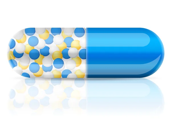 Capsule pill — Stock Vector