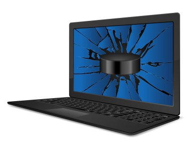 kırık laptop hokey