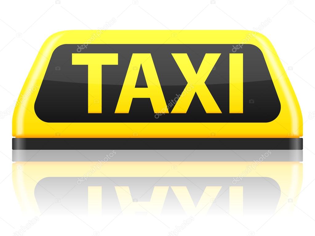 Taxi-Schild Stock Vector