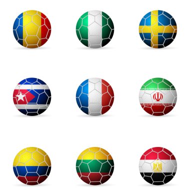 Futbol topu bayrak