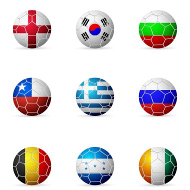 Futbol topu bayrak