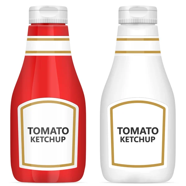 Tomatenketchup-Set — Stockvektor