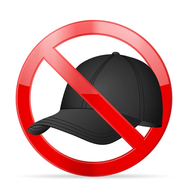 Заборона cap — стоковий вектор