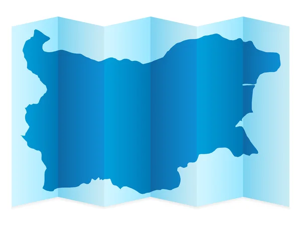 Mapa Bułgarii — Wektor stockowy