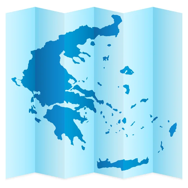 Greece map — Stock Vector