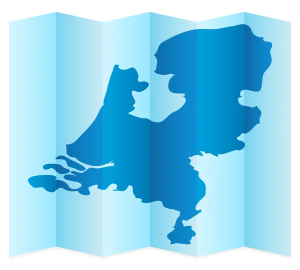 Países Baixos mapa —  Vetores de Stock