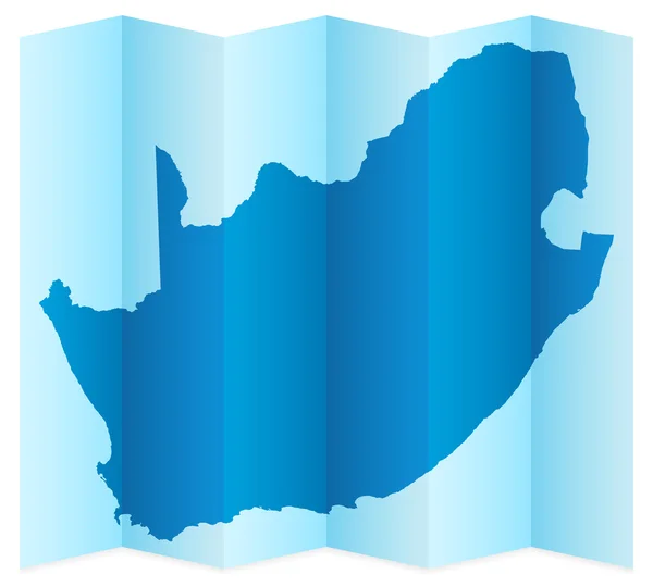 Afrique du Sud carte — Image vectorielle