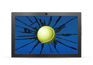 Kırık tablet Tenis