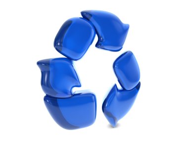 Balon geri dönüşüm sembolü