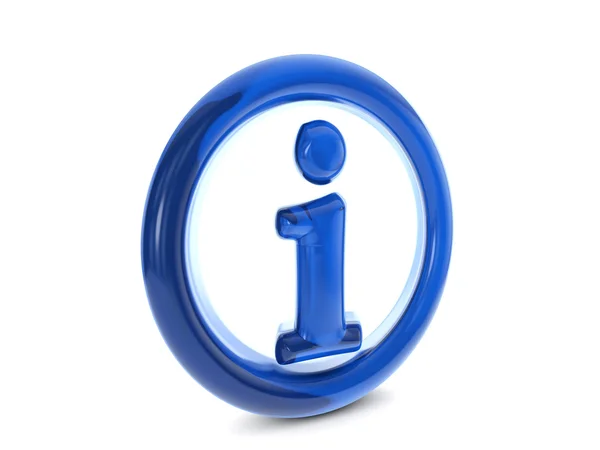 Balon informacji symbol — Zdjęcie stockowe
