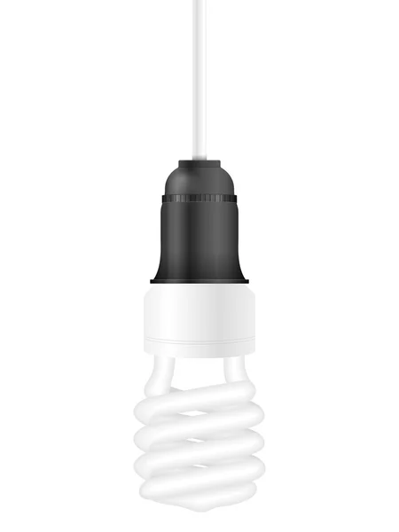 Lamp op wit — Stockvector