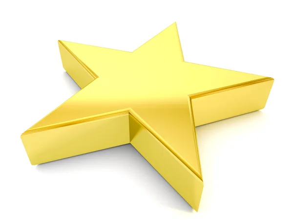 Gold star symbol — Stock Photo, Image