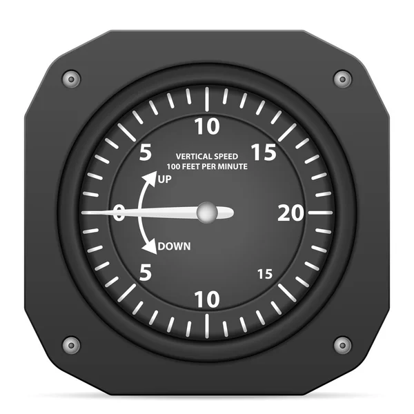 Lotu instrumentu variometer — Wektor stockowy