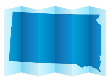 Güney dakota harita