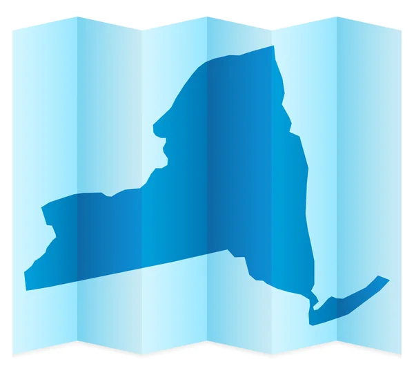 New York map — Stock Vector