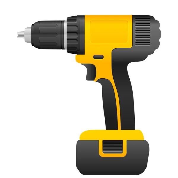 Electric drill — Stock Vector