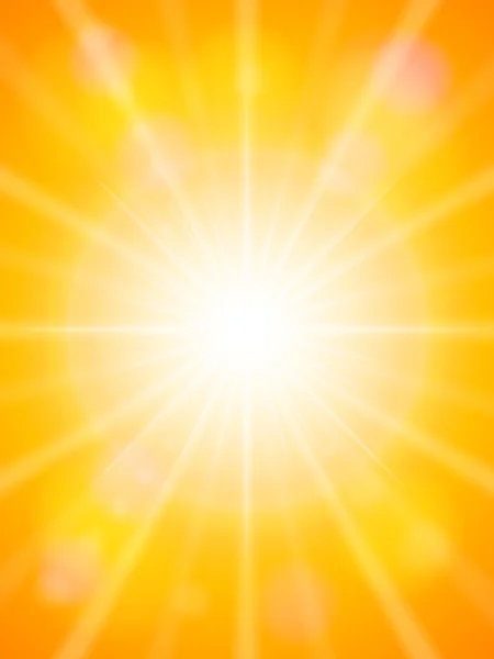 태양의 배경 — 스톡 벡터