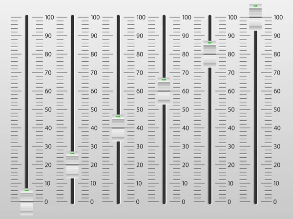 Mixing console — Stock Vector