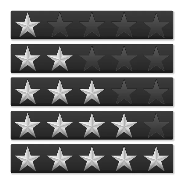 Rating stars — Stock Vector