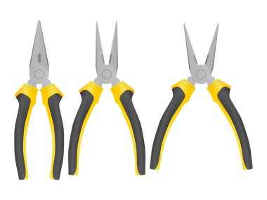 Pense beyaz arka plana yerleştirilmiş. Vektör illüstrasyonu.