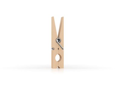 Beyaz arka planda mandal. 3d illüstrasyon.