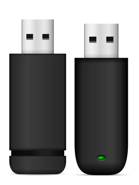 USBフラッシュドライブ — ストックベクタ