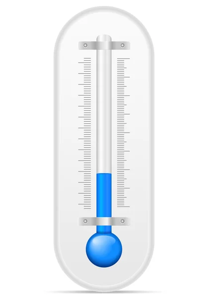 Θερμόμετρο πάνω σε άσπρο — Διανυσματικό Αρχείο
