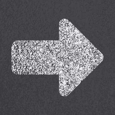 Asfalt yol ok simgesi