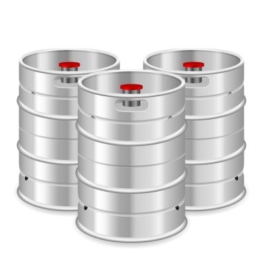 Beyaz bira fıçıları