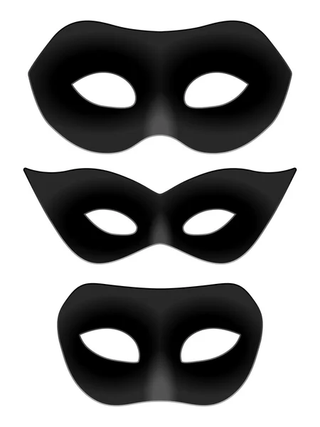 Conjunto de máscara de carnaval — Vector de stock