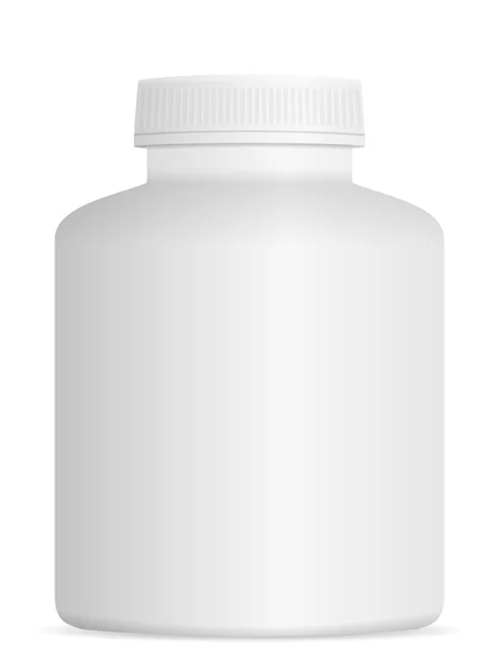 Medicamento píldora botella — Vector de stock