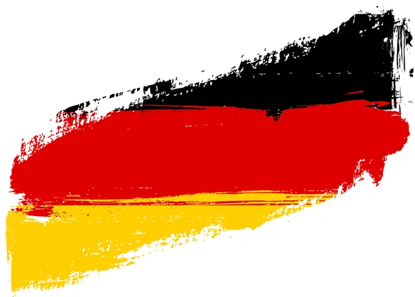 Bandera grunge de alemania — Vector de stock