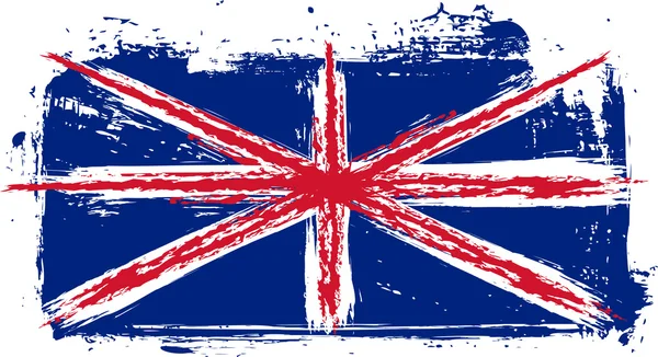 Bandera Grunge Britain — Vector de stock