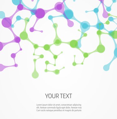 moleküller arka plan