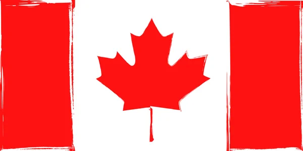 カナダのグランジフラグ — ストックベクタ