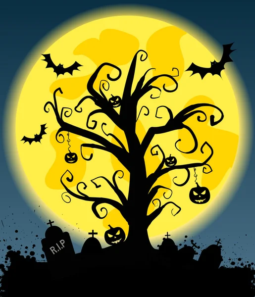 Fundo de Halloween — Vetor de Stock