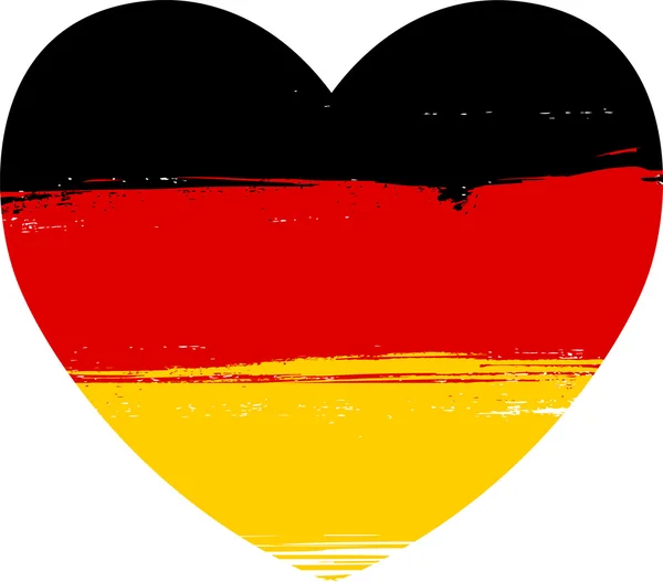 Grunge Flagge von Deutschland — Stockvektor