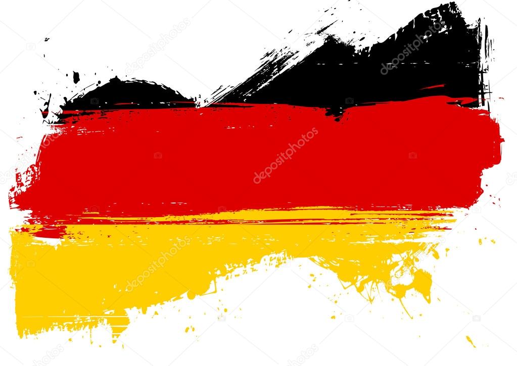 Grunge flag of Germany