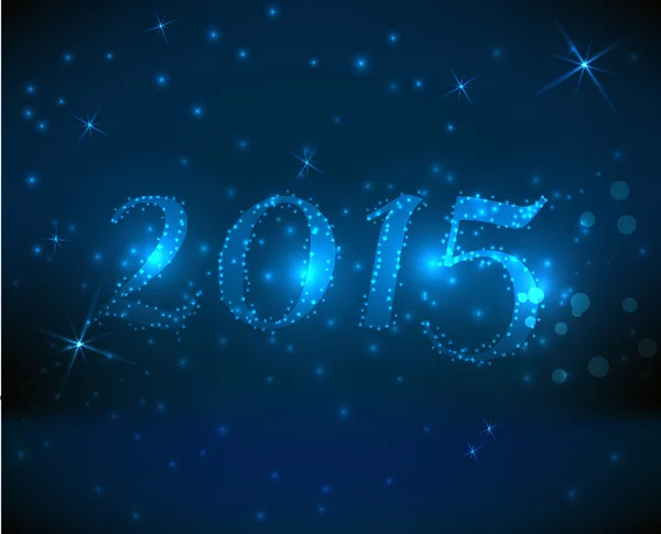Tle niebieski nowy rok — Wektor stockowy