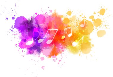 soyut müzik arkaplanı
