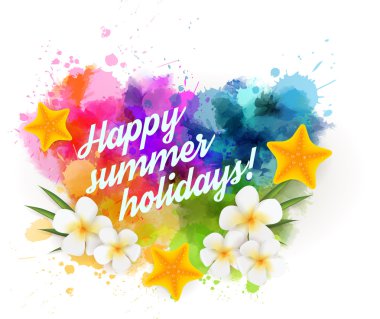 Renkli Yaz arkaplanı