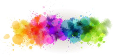 Watercolor line background clipart